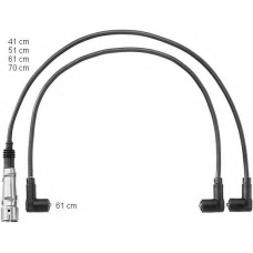 0300890716 BERU Комплект проводов зажигания