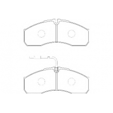 WBP29160A WAGNER LOCKHEED Комплект тормозных колодок, дисковый тормоз