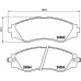 P 10 006 BREMBO Комплект тормозных колодок, дисковый тормоз