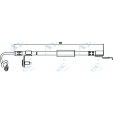 HOS3327 APEC Тормозной шланг