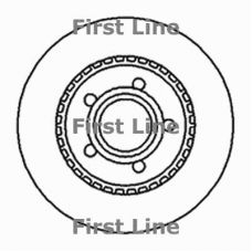 FBD107 FIRST LINE Тормозной диск