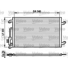 817386 VALEO Конденсатор, кондиционер