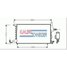 2320601 KUHLER SCHNEIDER Конденсатор, кондиционер