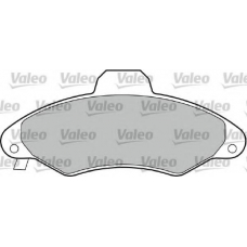 598399 VALEO Комплект тормозных колодок, дисковый тормоз