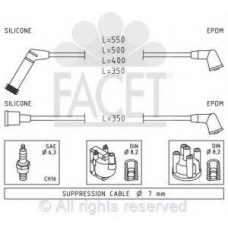 4.7120 FACET Комплект проводов зажигания