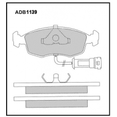 ADB1139 Allied Nippon Тормозные колодки