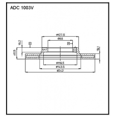 ADC 1003V Allied Nippon Гидравлические цилиндры