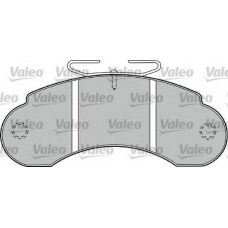 540441 VALEO Комплект тормозных колодок, дисковый тормоз