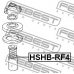 HSHB-RF4 FEBEST Защитный колпак / пыльник, амортизатор