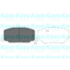 KBP-9036 KAVO PARTS Комплект тормозных колодок, дисковый тормоз