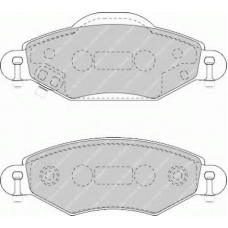 FDB1513 FERODO Комплект тормозных колодок, дисковый тормоз