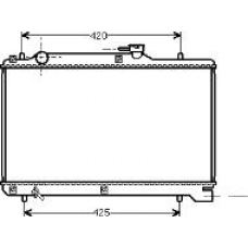 52002050 VAN WEZEL Радиатор, охлаждение двигателя