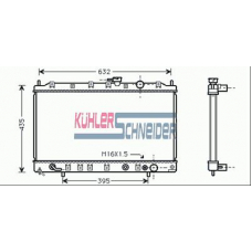 0501801 KUHLER SCHNEIDER Радиатор, охлаждение двигател