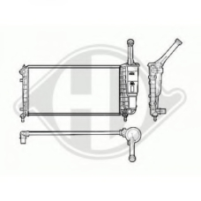 8321301 DIEDERICHS Радиатор, охлаждение двигателя