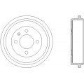 62933 PAGID Тормозной барабан