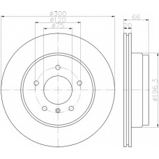 8DD 355 118-271 HELLA Тормозной диск