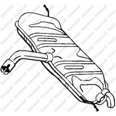 233-583 BOSAL Глушитель выхлопных газов конечный