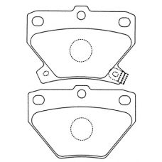 PN-1454 JNBK Колодки тормозные