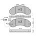 822-055-1 CIFAM Комплект тормозных колодок, дисковый тормоз
