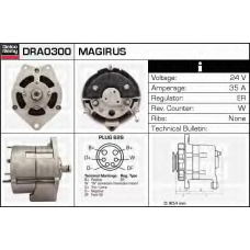 DRA0300 DELCO REMY Генератор