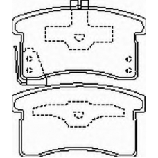 T0610681 RAMEDER Комплект тормозных колодок, дисковый тормоз