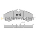 BP2706 BREMSI Комплект тормозных колодок, дисковый тормоз