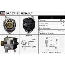 DRA3717 DELCO REMY Генератор