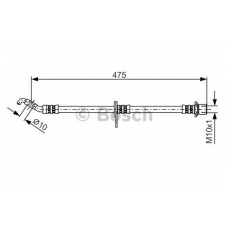 1 987 481 356 BOSCH Тормозной шланг