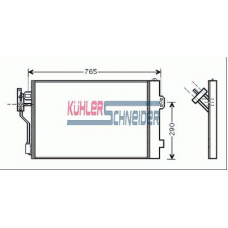 0320171 KUHLER SCHNEIDER Конденсатор, кондиционер