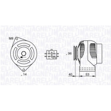 063377427010 MAGNETI MARELLI Генератор