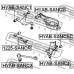 HYAB-SANC4 FEBEST Втулка, рычаг колесной подвески