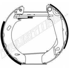 6265 TRUSTING Комплект тормозных колодок