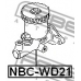 NBC-WD21 FEBEST Главный тормозной цилиндр