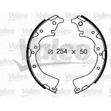 562639 VALEO Комплект тормозных колодок