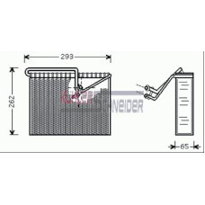 8711601 KUHLER SCHNEIDER Испаритель, кондиционер