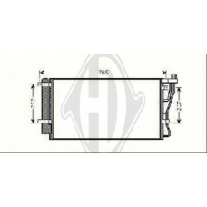 8653700 DIEDERICHS Конденсатор, кондиционер