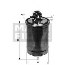 WK 823 MANN-FILTER Топливный фильтр