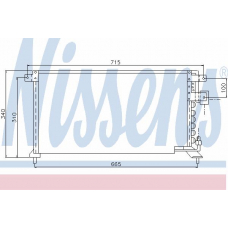 94075 NISSENS Конденсатор, кондиционер