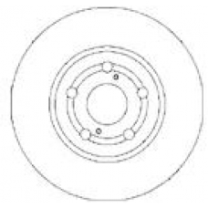15551 MAPCO Тормозной диск