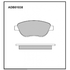 ADB01038 Allied Nippon Тормозные колодки