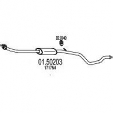 01.50203 MTS Средний глушитель выхлопных газов