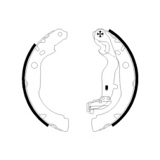 8DB 355 022-261 HELLA Комплект тормозных колодок