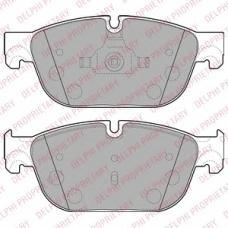 LP2198 DELPHI Комплект тормозных колодок, дисковый тормоз