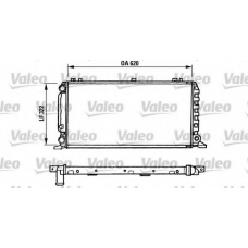 730972 VALEO Радиатор, охлаждение двигателя