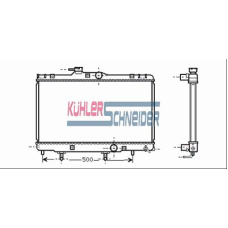 3200461 KUHLER SCHNEIDER Радиатор, охлаждение двигател