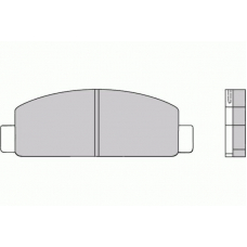 12-0218 E.T.F. Комплект тормозных колодок, дисковый тормоз