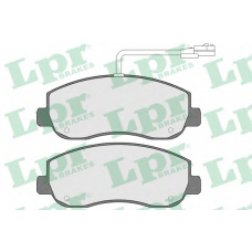 05P1579 LPR Комплект тормозных колодок, дисковый тормоз