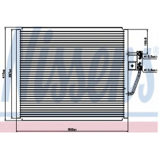 94529 NISSENS Конденсатор, кондиционер