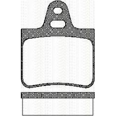 8110 38783 TRISCAN Комплект тормозных колодок, дисковый тормоз