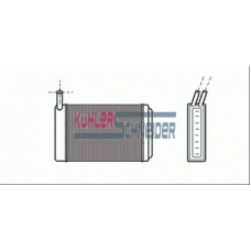 1390201 KUHLER SCHNEIDER Теплообменник, отопление салона